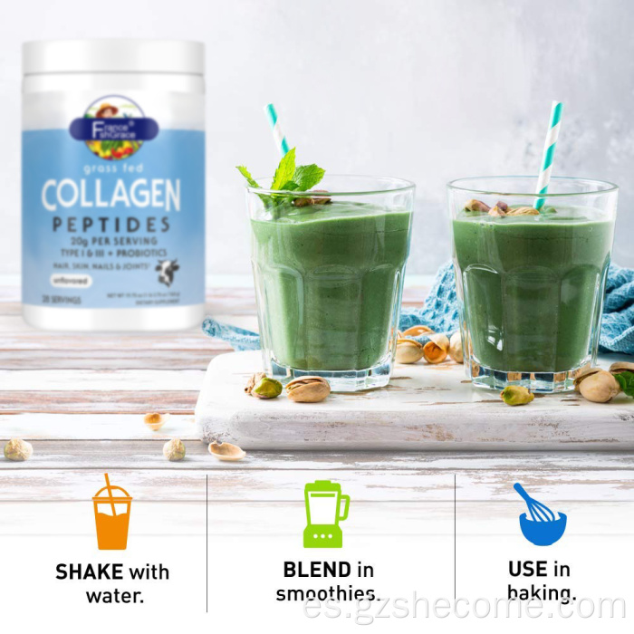 Péptidos de colágeno de alta calidad Soporte de polvo Salud de la articulación